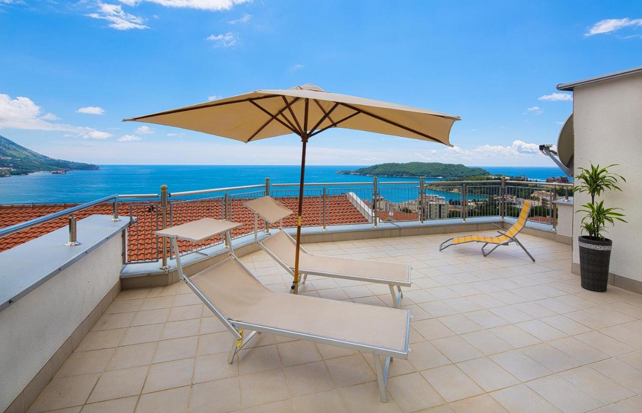 Montelux Apartments Budva Bagian luar foto